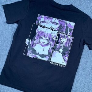 Gamersupps GG x Creator Waifu Cup Kirsche T-Shirt Size XL Black Adult